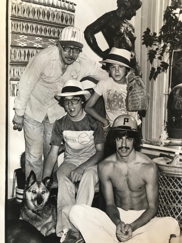 Man and his three sons
