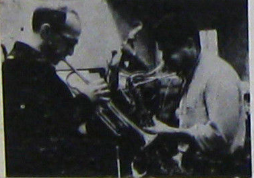 Two men playing jazz